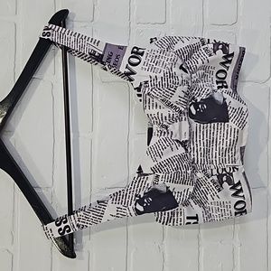 4/$10 Newsprint bustier